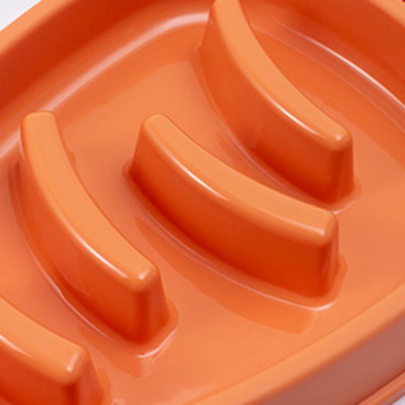 Carrot Shape Pet Slow Food Bowl Anti-choking Large Capacity Puppy Feeding Tool Pet Supplies 