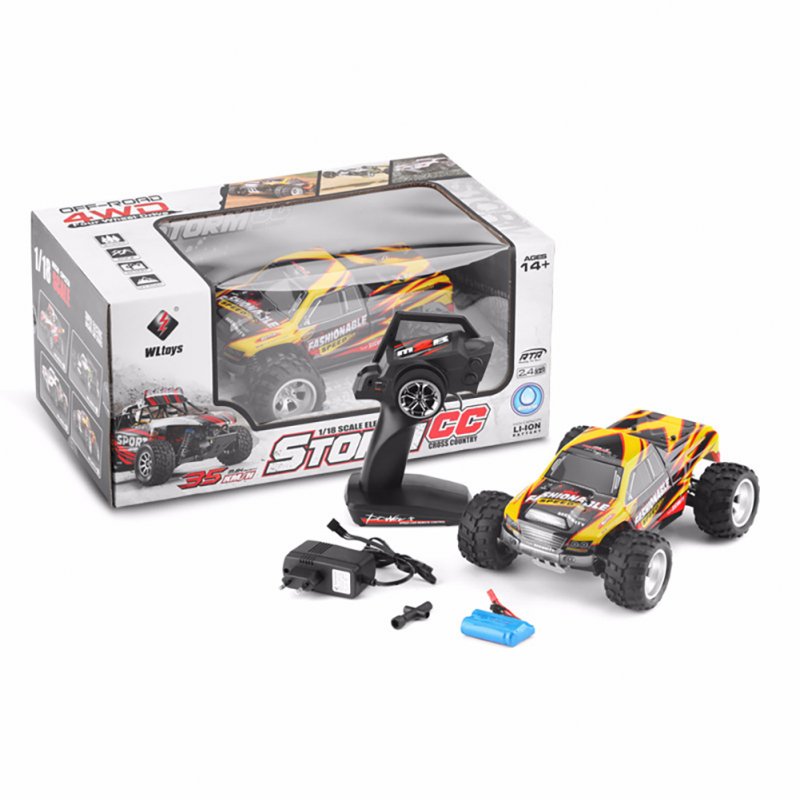 Wltoys A979-A 1:18 Full Scale Remote Control Car 4wd Off-Road Vehicle High-Speed Drift RC Car
