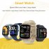 P55 Smart Watch Bluetooth compatible Call Music Control Heart Rate Blood Pressure Sleep Monitor Smartwatch Blue