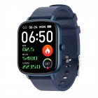 P55 Smart Watch Bluetooth compatible Call Music Control Heart Rate Blood Pressure Sleep Monitor Smartwatch Blue