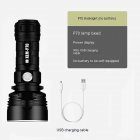 P70 LED Mini Flashlight Torch With Rechargeable Detachable Lithium Battery 3 Levels USB Fast Charging Super-bright Hand Lantern P70 Mini Flashlight