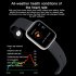 P70 Smart Watch Blood Pressure Heart Rate Monitor IP68 Fitness Bracelet Watch Women Men Smartwatch  Silver