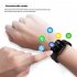 P70 Smart Watch Blood Pressure Measurement Heart Rate Monitor Fitness Bracelet Watch Women Men Smartwatch Support IOS Android black