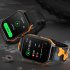 P73 Smart Watch 1 83 Inch Screen Fitness Smartwatch Heart Rate Blood Oxygen Monitor Waterproof Watch Camouflage Black