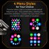 P73 Smart Watch 1 83 Inch Screen Fitness Smartwatch Heart Rate Blood Oxygen Monitor Waterproof Watch Black Orange
