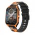 P73 Smart Watch 1 83 Inch Screen Fitness Smartwatch Heart Rate Blood Oxygen Monitor Camouflage Black Orange