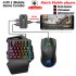 P8 Keyboard And Mouse Version Wired Game Converter Bluetooth 5 0 With Adjustable Stand Black