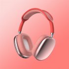 P9 Pro Max Active Noise Canceling Headphones Wireless Over Ear Headset With Microphone 10H Playtime For Travel Work red