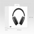P9 Wireless Headset On Ear Stereo Earphones Noise Cancelling Ear Buds With Mic For Cell Phone Computer Laptop Sports White