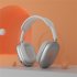 P9 Wireless Headset On Ear Stereo Earphones Noise Cancelling Ear Buds With Mic For Cell Phone Computer Laptop Sports White