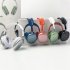 P9 Wireless Headset On Ear Stereo Earphones Noise Cancelling Ear Buds With Mic For Cell Phone Computer Laptop Sports blue