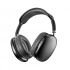 P9promax Bluetooth Headphones Over Ear Wireless Headphones With Microphone Lightweight Headset black