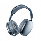 P9promax Bluetooth Headphones Over Ear Wireless Headphones With Microphone Lightweight Headset blue