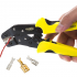 PARON Yellow Black Alloy Steel Multi function JX 1601 2546 Ratchet PV Connector Terminal Crimping Clamp JX 1601  2546