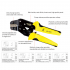 PARON Yellow Black Alloy Steel Multi function JX 1601 2546 Ratchet PV Connector Terminal Crimping Clamp JX 1601  2546