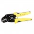 PARON Yellow Black Alloy Steel Multi function JX 1601 2546 Ratchet PV Connector Terminal Crimping Clamp JX 1601  2546