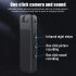 PB10 1080P Mini Body Camera With Back Clip Infrared Night Vision Camera For Outdoor Sports Office Security black