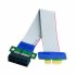 PCI Expres x1 PCI E Riser Card Extender Extension Ribbon Flex Relocate Cable PCI E