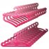 PEDUSA Doll Hangers Set of 20 Pink Mixed Type Of Plastic Hangers With A Wider Hook Fit dolls