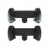PG 9777 Stretching Extendable Gaming Controller RGB Lighting Joystick Pad Compatible For Switch Switch OLED Game Console Black Light Edition