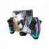 PG 9777 Stretching Extendable Gaming Controller RGB Lighting Joystick Pad Compatible For Switch Switch OLED Game Console Black Light Edition