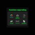 PG 9777 Stretching Extendable Gaming Controller RGB Lighting Joystick Pad Compatible For Switch Switch OLED Game Console Black Light Edition