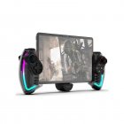 PG-9777 Stretching Extendable Gaming Controller RGB Lighting Joystick Pad Compatible For Switch/Switch OLED Game Console Black Light Edition