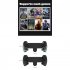 PG 9777 Stretching Extendable Gaming Controller RGB Lighting Joystick Pad Compatible For Switch Switch OLED Game Console black