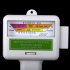 PH CL2 Chlorine Tester Digital Water Quality Monitor for Pool Spa PH Meter FB No Battery  white