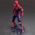 PLAY ARTS 27cm Black   Red Original Spider Man Darkness Spiderman Avengers Super Hero Action Figure Model Toys Black spiderman