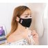 PM2 5 Breathable Anti haze Cotton Mask Fashionable Cycling Motorcycle Outdoor Protective Dust Mask blue