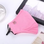 PM2.5 Breathable Anti-haze Cotton Mask Fashionable Cycling Motorcycle Outdoor Protective Dust Mask Pink