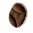 PP Cotton Solid Color Car Seat Cushion Car Home Dual-use Seat Cushion Brown