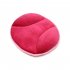 PP Cotton Solid Color Car Seat Cushion Car Home Dual use Seat Cushion Brown
