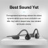 PRO9 Wireless Earbuds Stereo Headphones Noise Canceling Earphones Bone Conduction Open Ear Earbuds Grey
