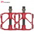 PROMEND Mtb Pedal Quick Release Road Bicycle Pedal Anti slip Ultralight Mountain Bike Pedals Carbon Fiber 3 Bearings Pedale Vtt PD M86 Mountain Style Silver