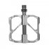 PROMEND Mtb Pedal Quick Release Road Bicycle Pedal Anti slip Ultralight Mountain Bike Pedals Carbon Fiber 3 Bearings Pedale Vtt PD M86 Mountain Style Silver