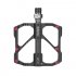PROMEND Mtb Pedal Quick Release Road Bicycle Pedal Anti slip Ultralight Mountain Bike Pedals Carbon Fiber 3 Bearings Pedale Vtt PD M86 Mountain Style Silver