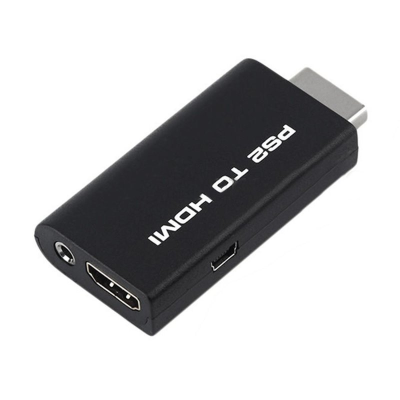 PS2 to HDMI Audio Video Converter Adapter with 3.5mm Audio Output For HDTV