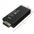 PS2 to HDMI Audio Video Converter Adapter with 3 5mm Audio Output For HDTV Black