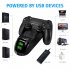 PS4 Game Controller Charger Train Head Design Dual Charging Dock Station for PS4 PS4 Slim PS4 Pro USB Charging Dock Stand  black