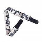PT-304 Guitar Strap Printed Leather Head Strap for Guitar Electric Guitar and Bass Photo Color