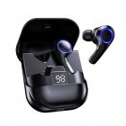 PT08 Wireless Earbuds Ultra Long Playtime Headphones Touch Control Lighting Ear Buds For Sports Working Running black