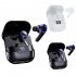 PT08 Wireless Earbuds Ultra Long Playtime Headphones Touch Control Lighting Ear Buds For Sports Working Running black