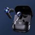 PT08 Wireless Earbuds Ultra Long Playtime Headphones Touch Control Lighting Ear Buds For Sports Working Running black