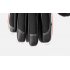 PU Leather Fishing Gloves Anti Slip Winter Gloves Outdoor Fishing Tackle Three Fingers Exposed Available black M