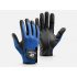 PU Leather Fishing Gloves Anti Slip Winter Gloves Outdoor Fishing Tackle Three Fingers Exposed Available blue M