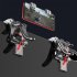 PUBG Phone Gamepad Trigger Fire Button Controller for iPhone Xiaomi   Transparent