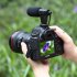 PULUZ 3 5mm Audio Stereo Filmmaking Recoding Photography Interview Microphone for Vlogging Video DSLR  DV black