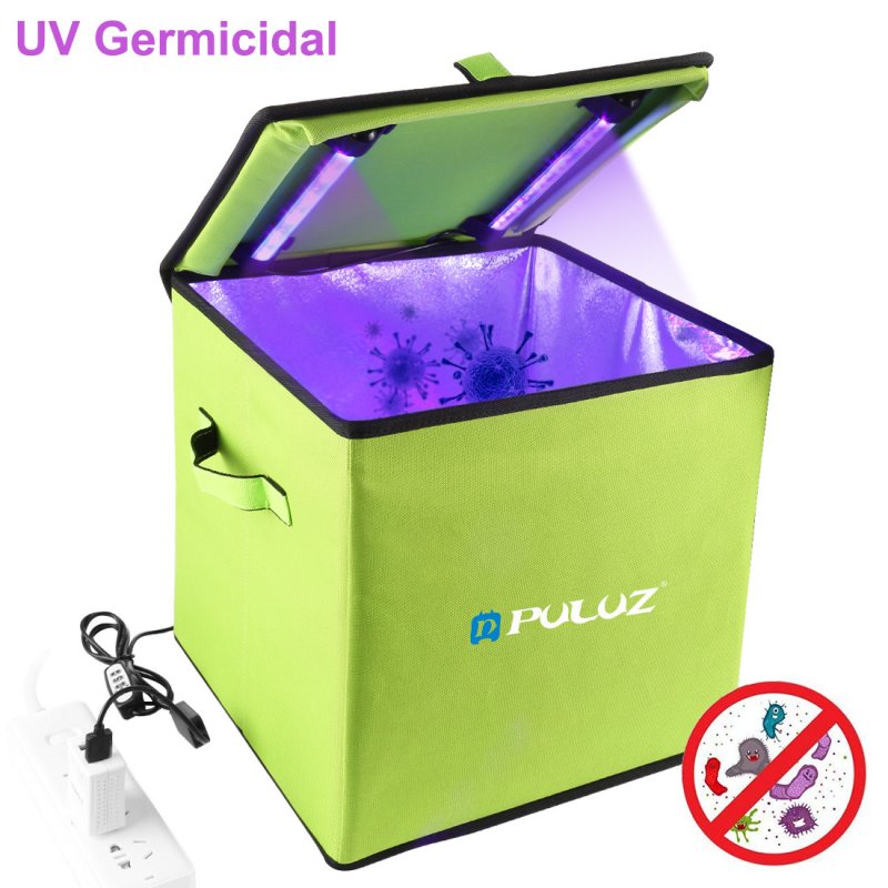 PULUZ 30cm UV Light Germicidal Sterilizer Disinfection Tent Box  green